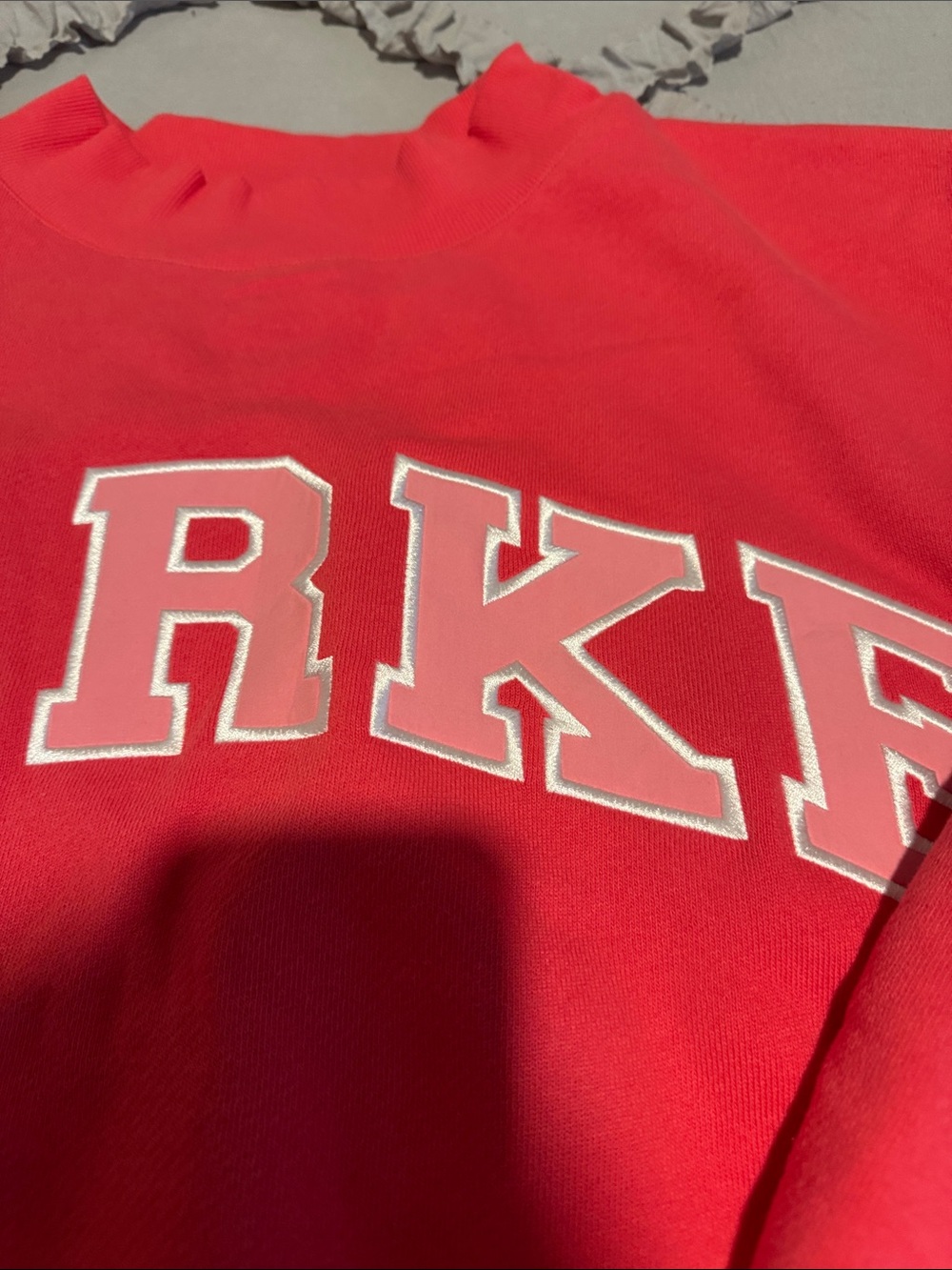 NEW Parke Varsity Mockneck Sweatshirt - Flamengo - Picture 4 of 10